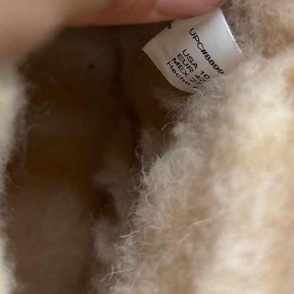 PAWZ by BEARPAW Boots Women’s 10 Chestnut Suede Ribbon Bow Shearling Lined New - Picture 13 of 14